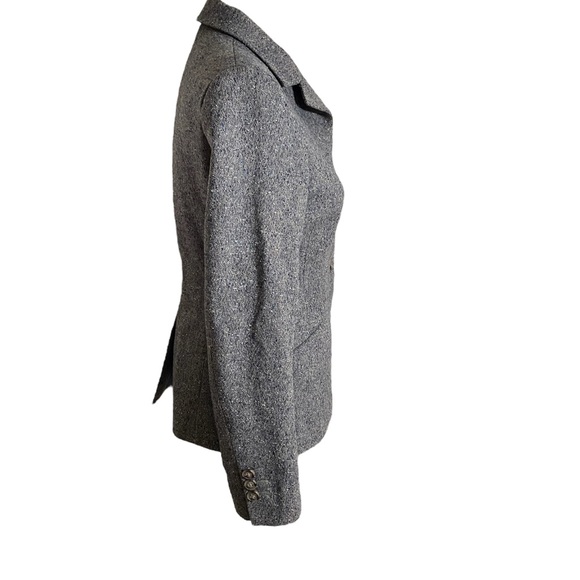 Hobbs of London Tweed Brown Wool Blazer Size 10 - Picture 3 of 7